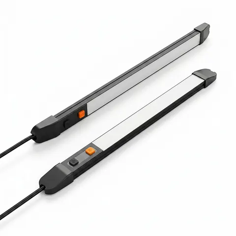 Outdoor Two-Tone Awning Camping Light: Amber/Red + White